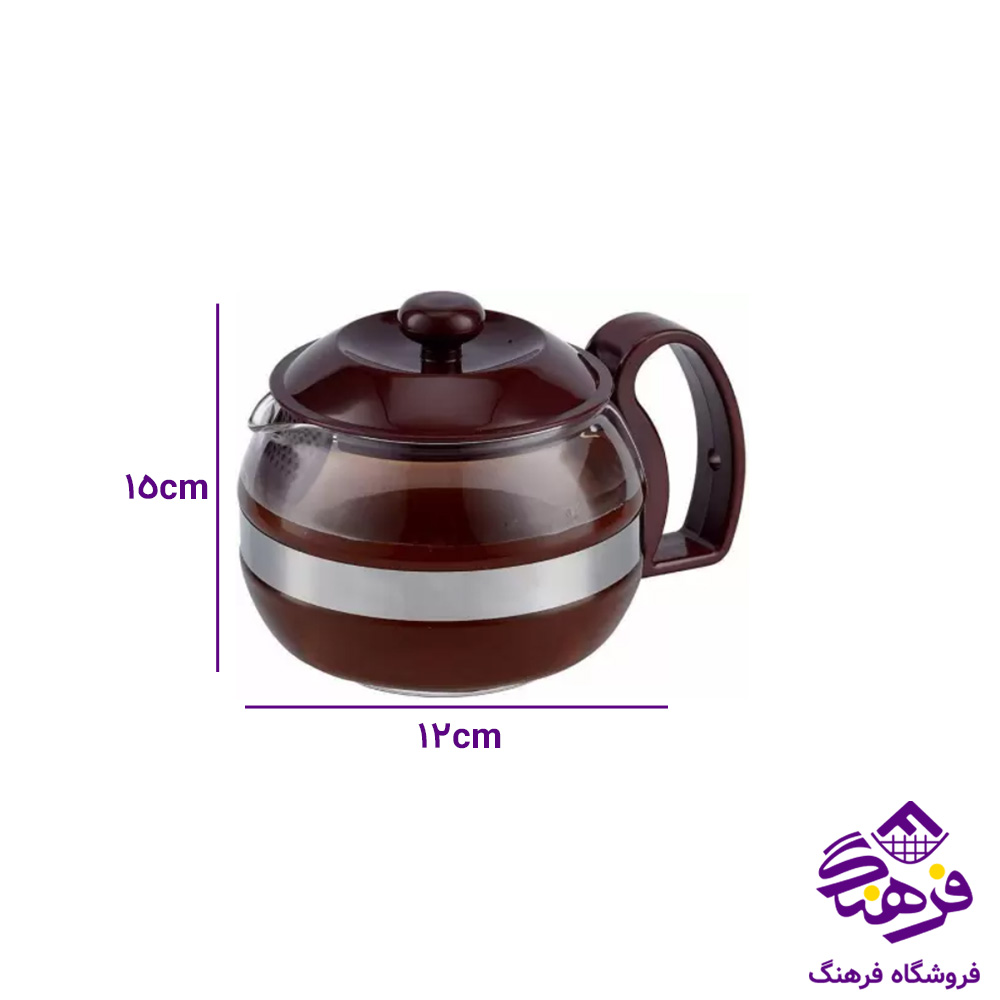 قوری 1000 پیرکس دسته بغل MRS 920