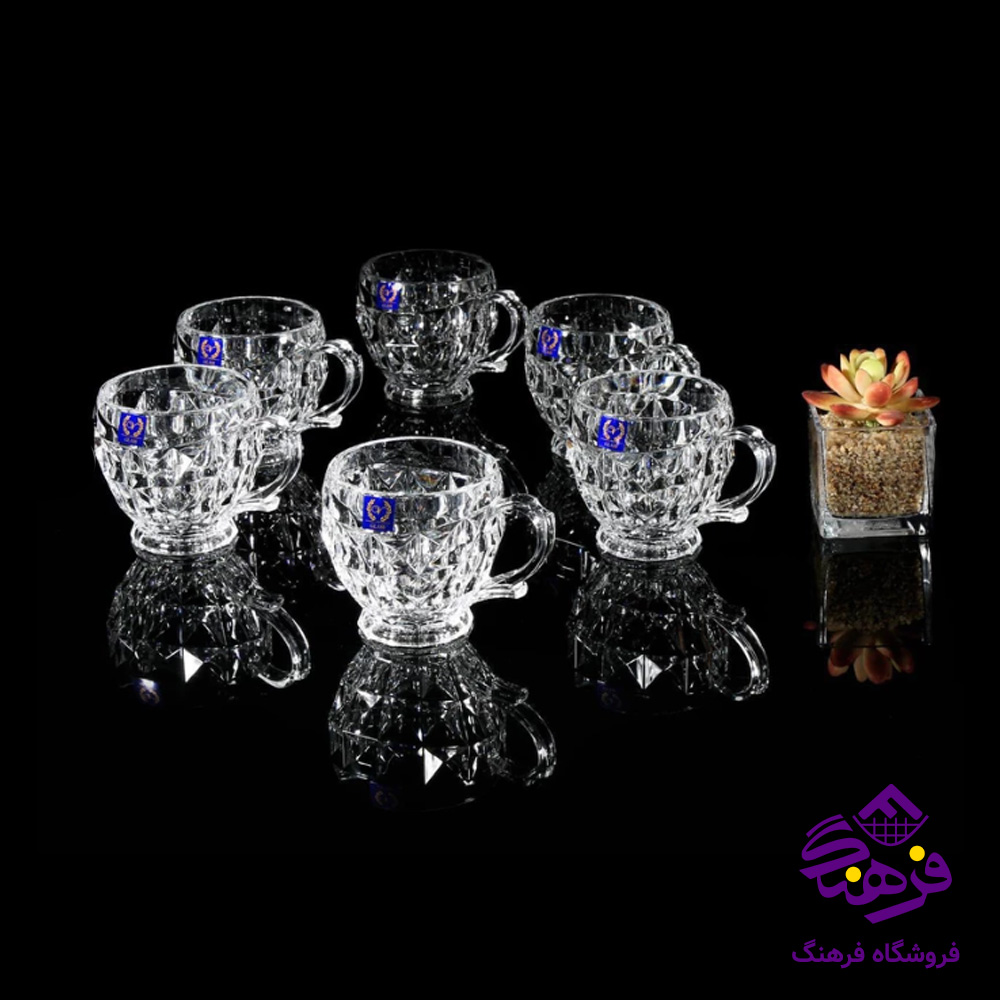 فنجان اکوامارین کادو نوری (6دک)