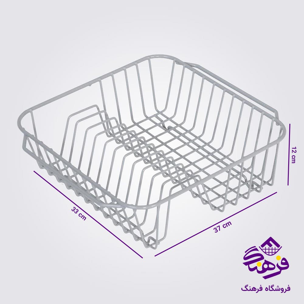 جاظرفی داخل سینک پیشتاز کاوه رنگ طوسی کد 108