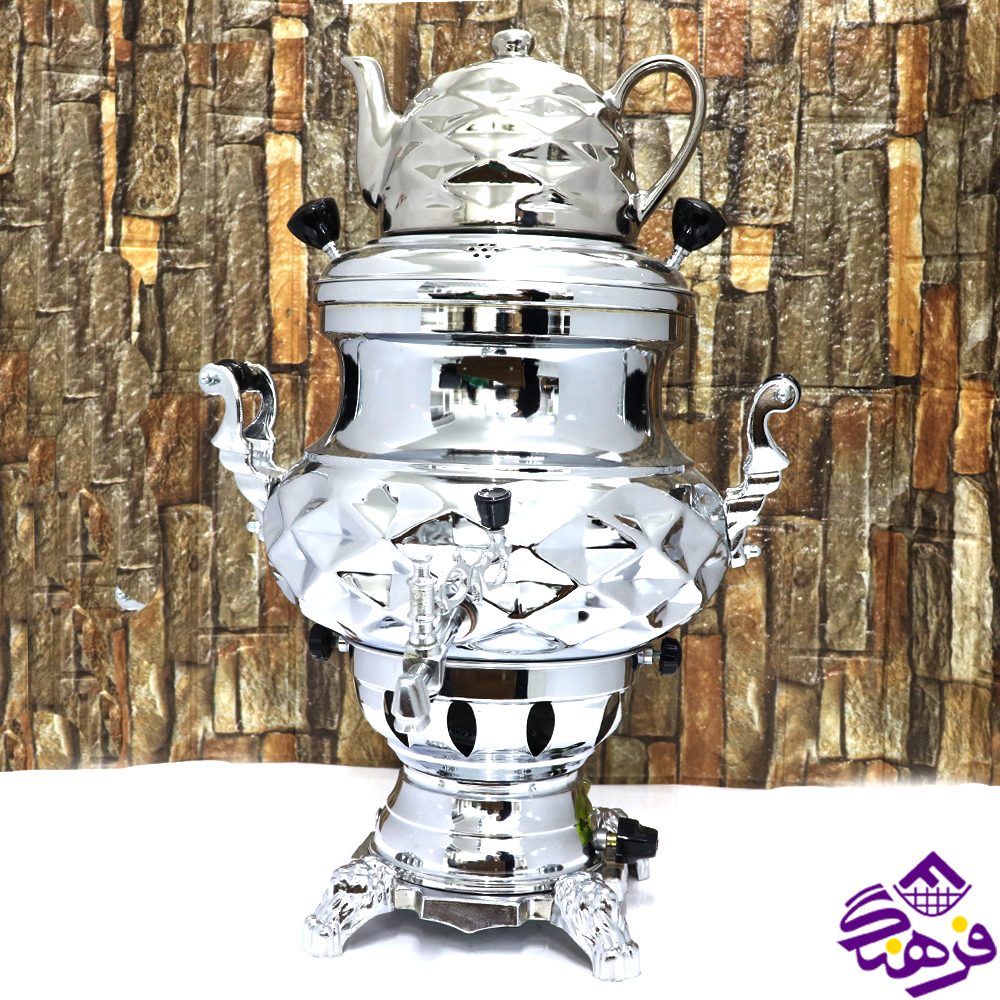 سماور رویال ساده و بدون تنوره رنگی