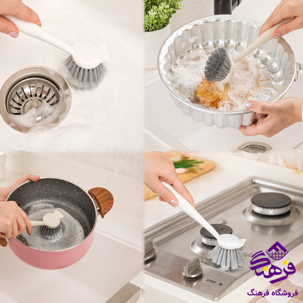 برس لیمون دسته دار