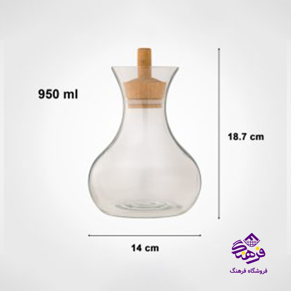 تنگ اب لیمون 950 درب چوبی