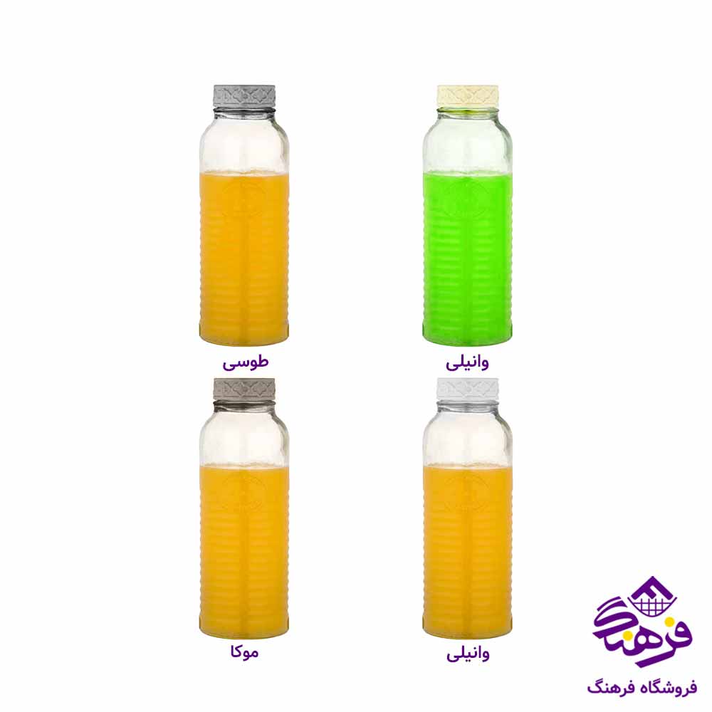 بطری اب لیمون مدل روستیک کوتاه