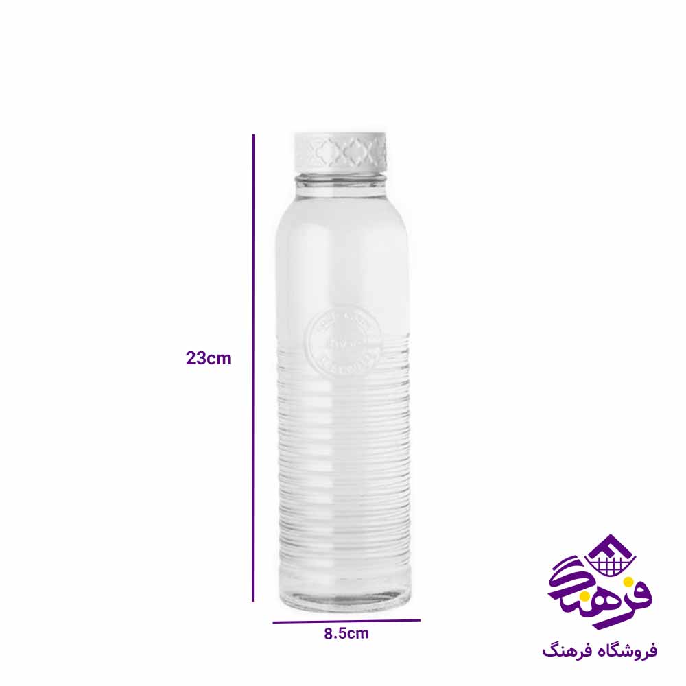 بطری اب لیمون مدل روستیک کوتاه