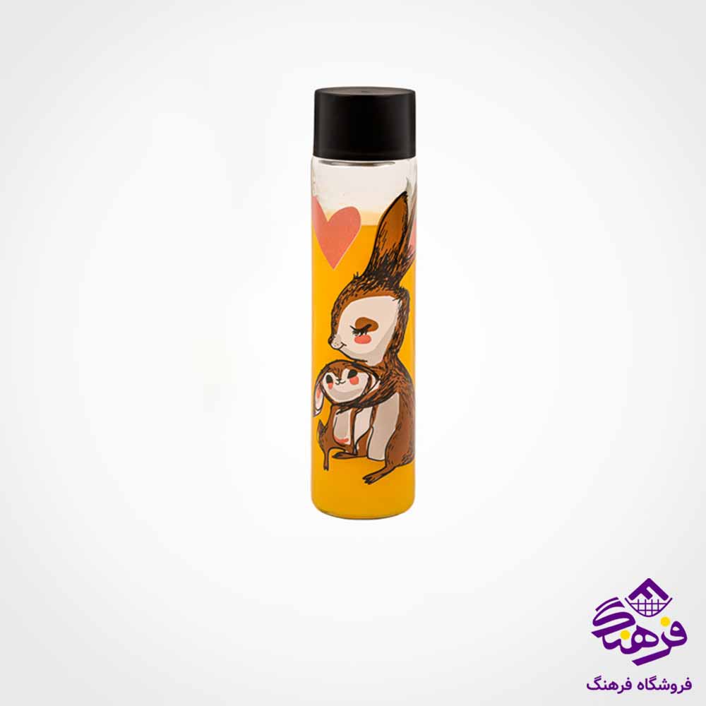 بطری اب لیمون مدل استوانه کوچک 
