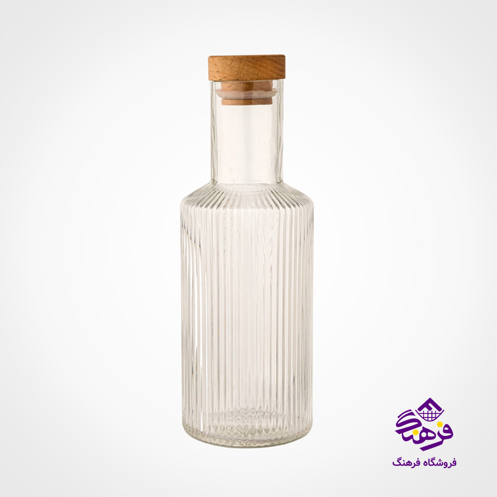 بطری اب لیمون 700 درب چوبی