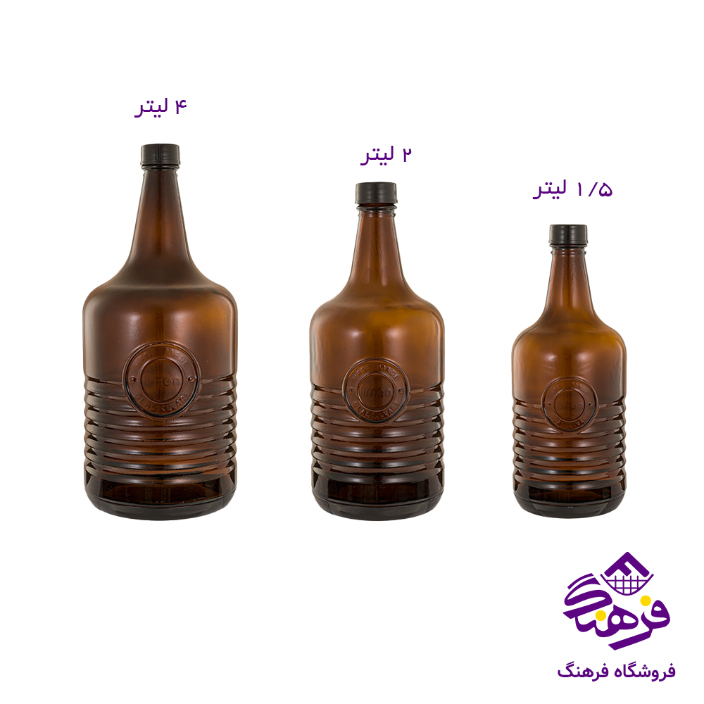 بطری لیمون روستیک قهوه ای 2لیتر