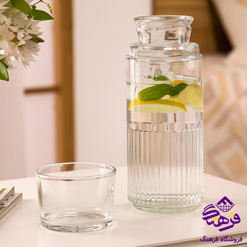 بطری و لیوان لیمون شب 550میلی لیتر