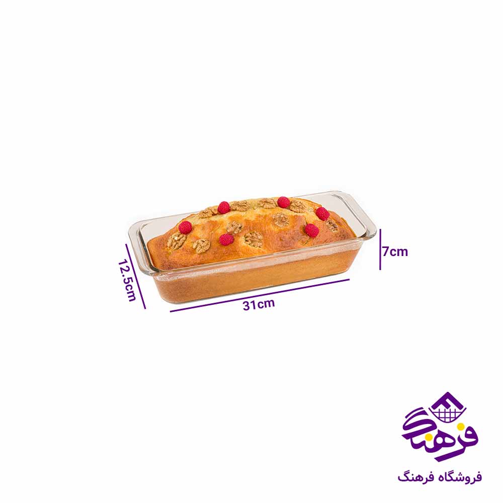 تابه مستطیل 1.7 لیتر لیمون 