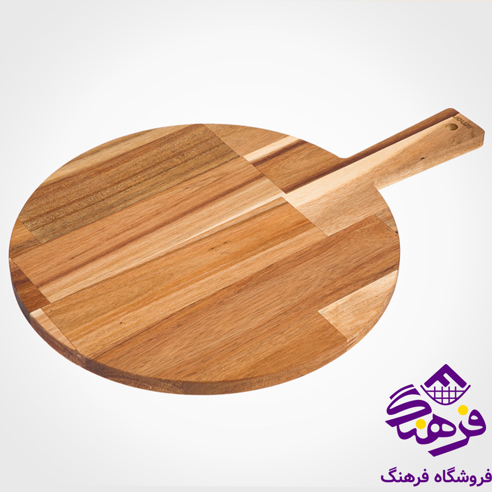 تخته سرو لیمون دسته دار گرد بزرگ