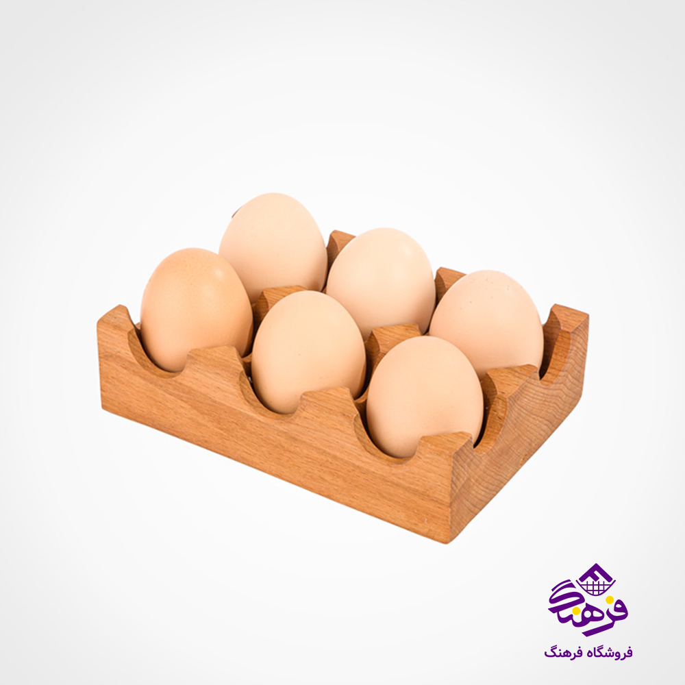 جا تخم مرغ لیمون چوبی