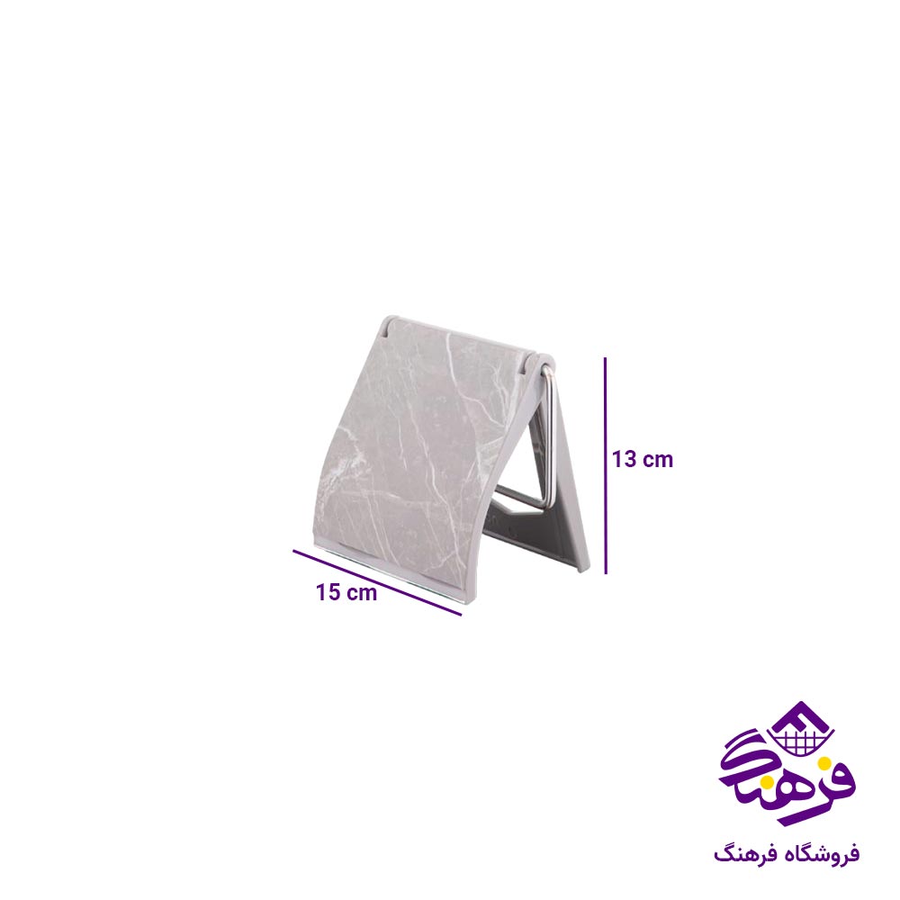 جا دستمال توالت لیمون مدل ماربل طرح گل