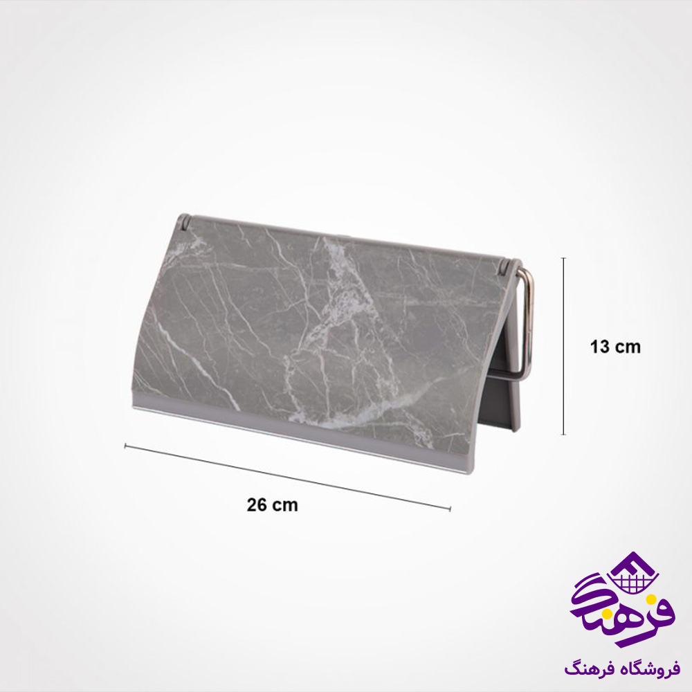 جادستمال توالت لیمون طرح گل-ماربل