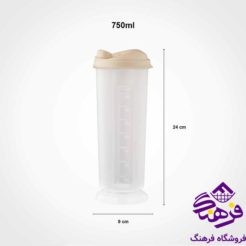 بطری روغن 750 میلی لیتری پایه دار لیمون