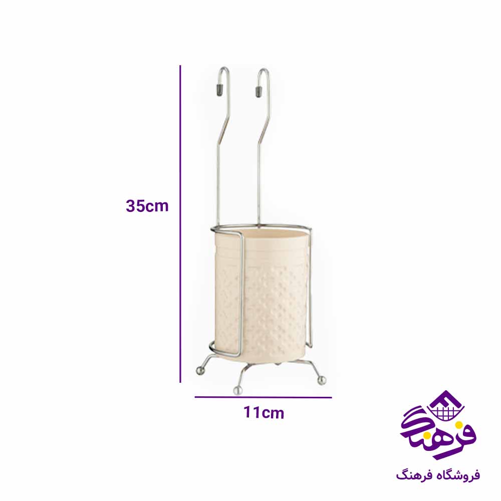 جاقاشق کروم لیمون مدل گل اویز 