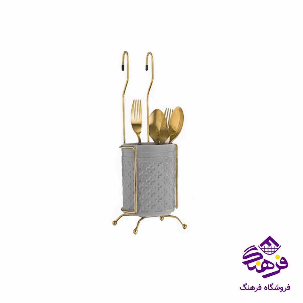 جاقاشق طلایی مدل گل اویز 