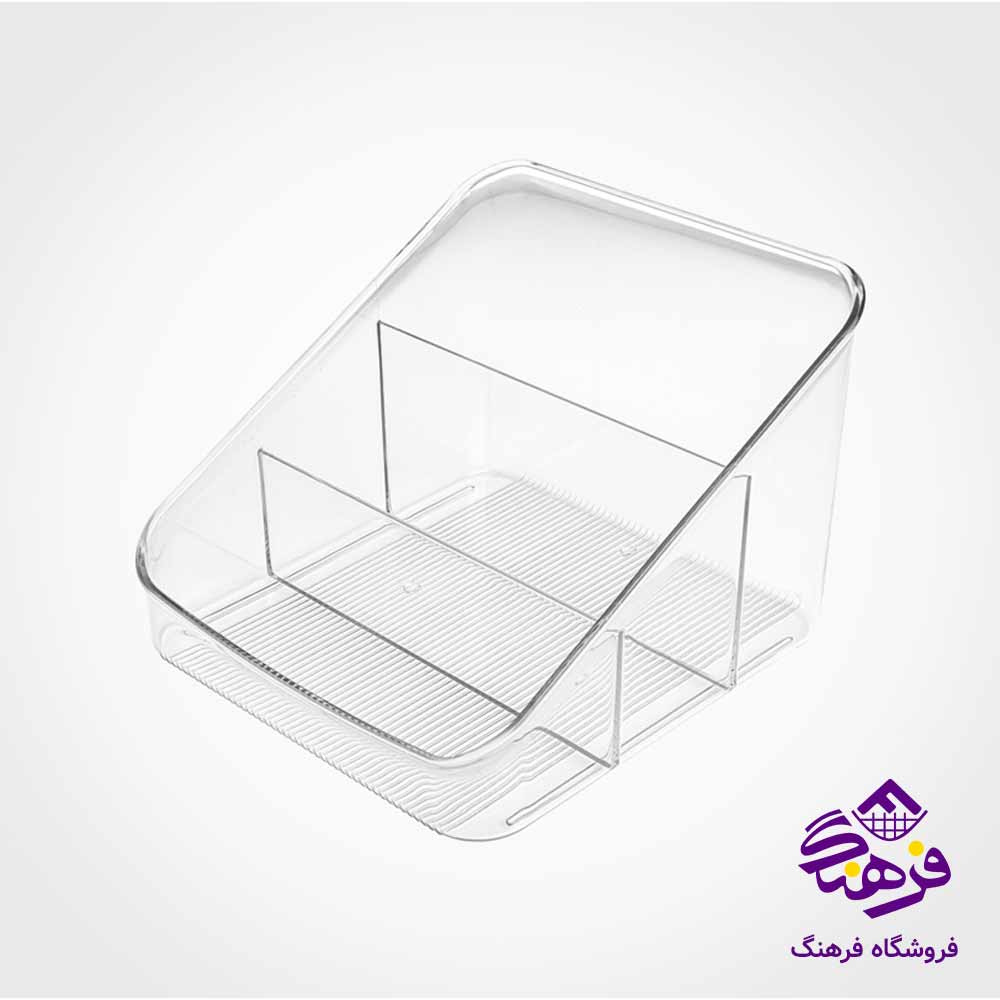 نظم دهنده رومیزی لیمون مدل 3خانه شفاف 