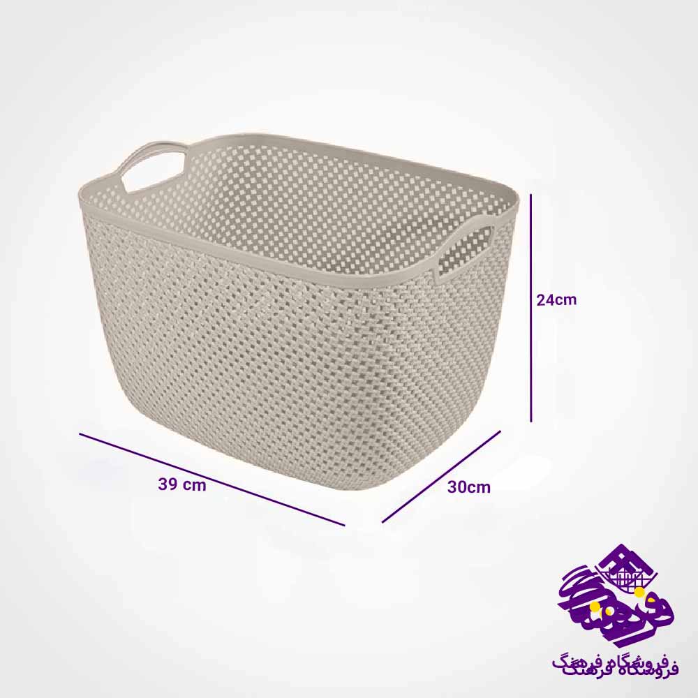 سبدرخت مستطیل متوسط لیمون مدل بافت