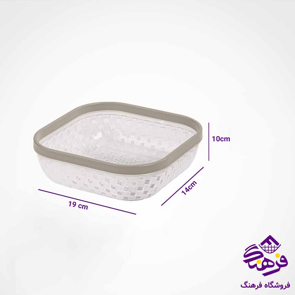 سبد نان بزرگ لیمون مدل بافت 