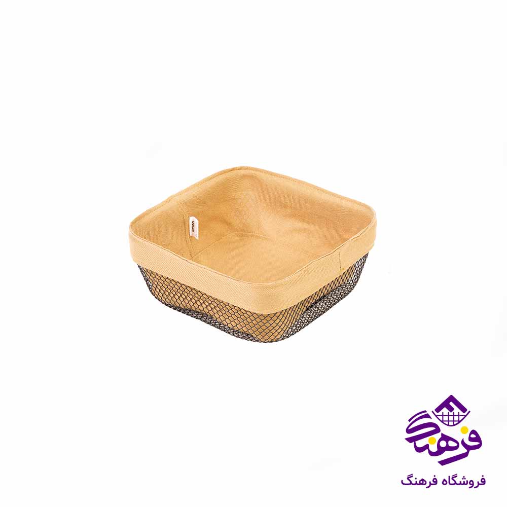 سبد فلزی لیمون مدل مربع کوتاه