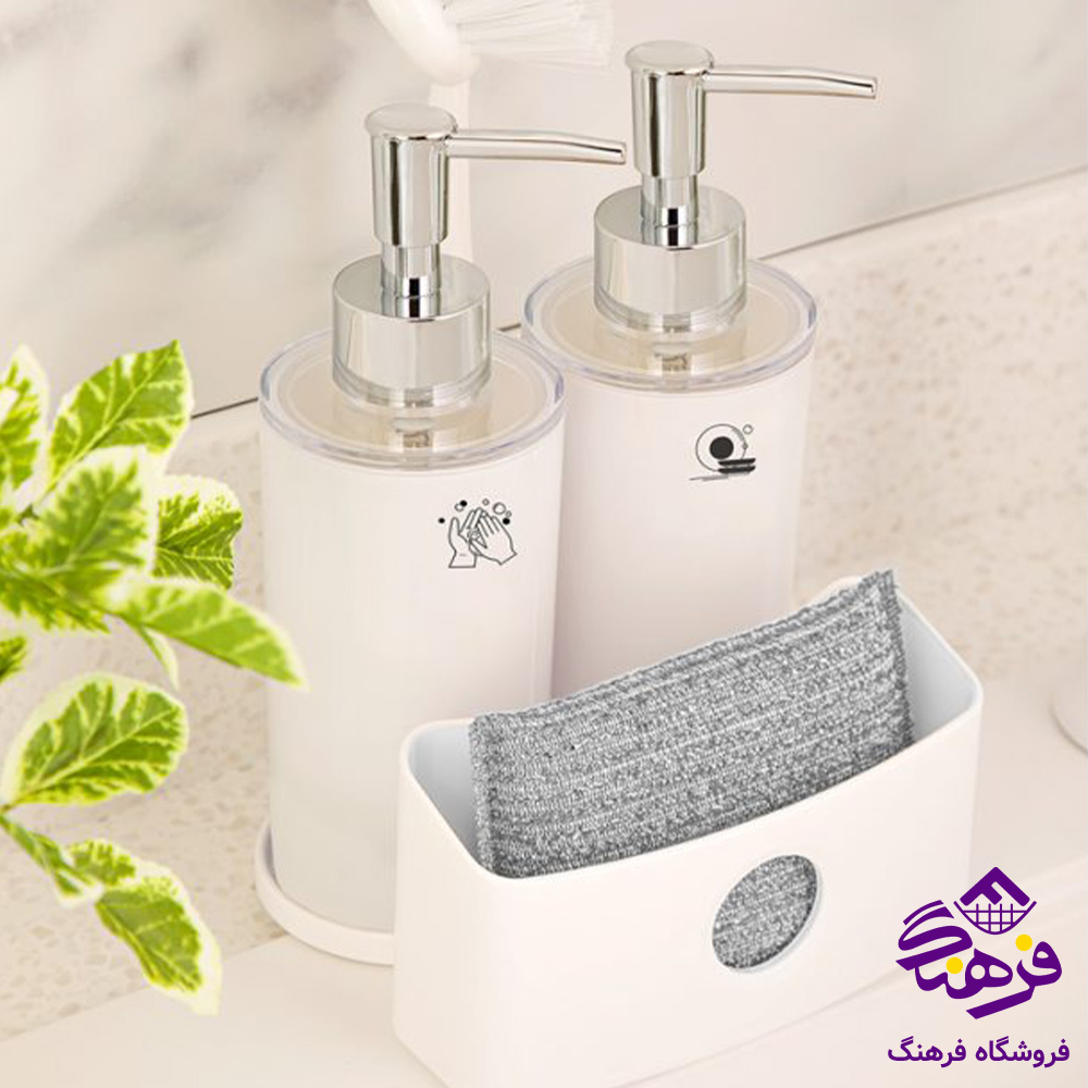 ست جا مایعی دوقلو لیمون