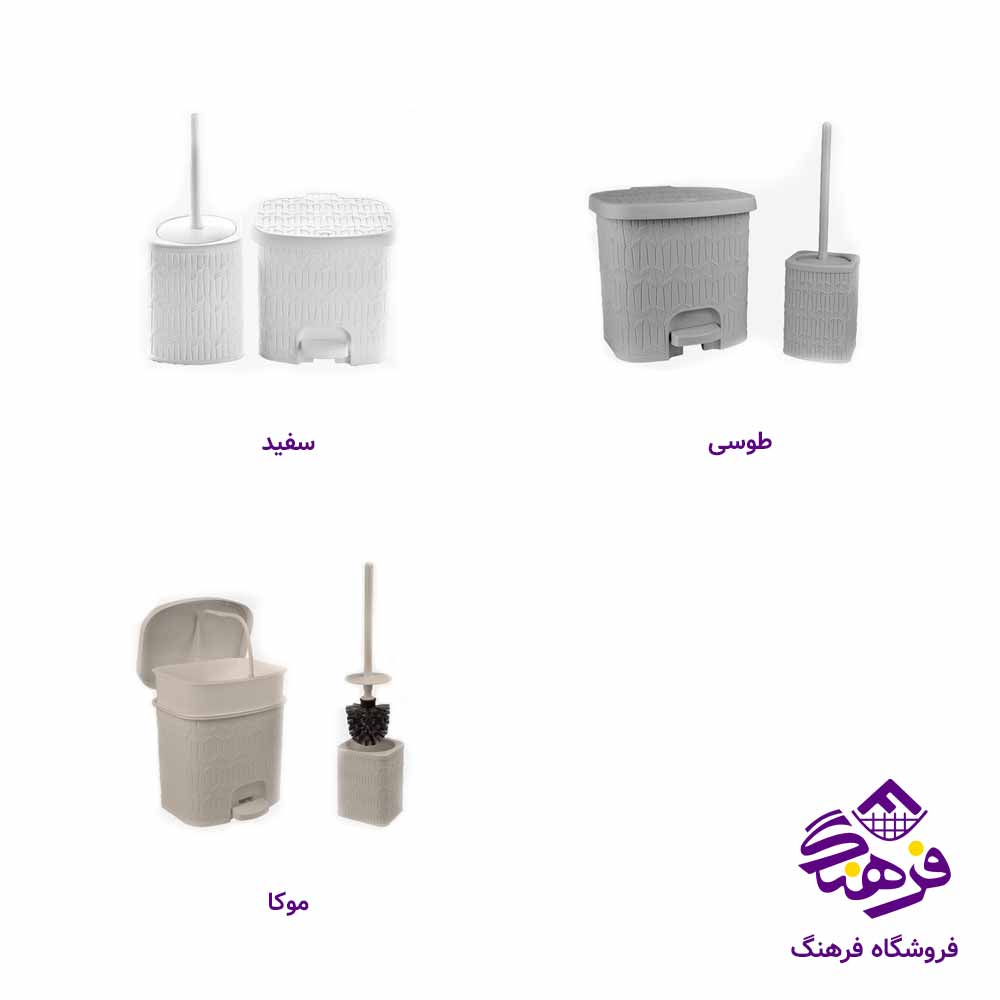سطل و فرچه لیمون مدل بامبو متوسط 