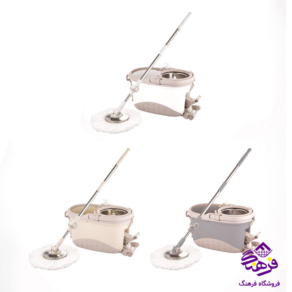 سطل و تی چرخشی لیمون مدل پدال دار