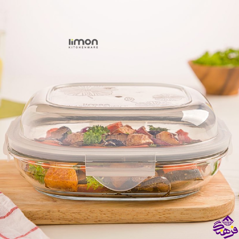 ظرف شیشه ای 1.25 لیتر لیمون