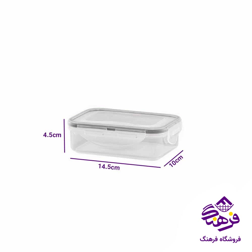  ظرف فریزری مستطیل لیمون (400 میل)