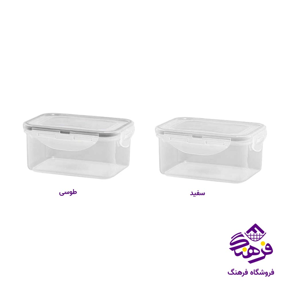  ظرف فریزری مستطیل لیمون (600 میل)