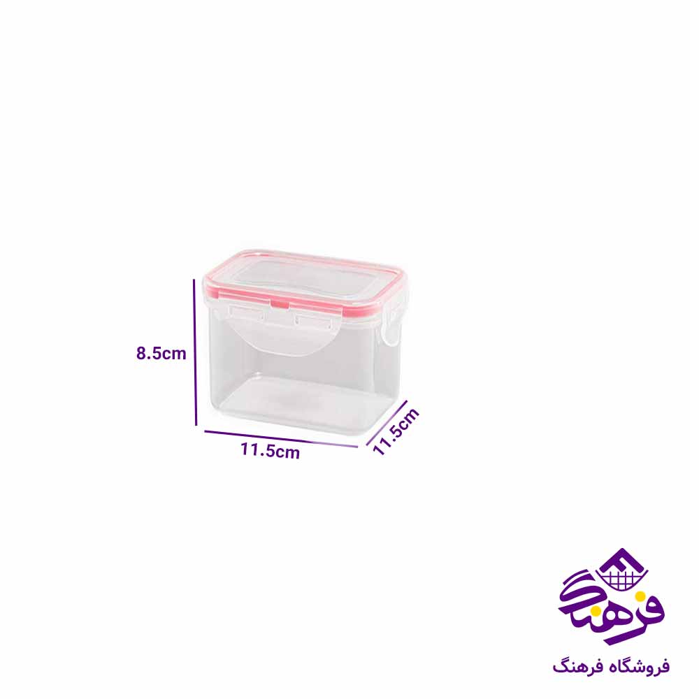  ظرف فریزری لیمون مدل مربع (680 میلی لیتر)
