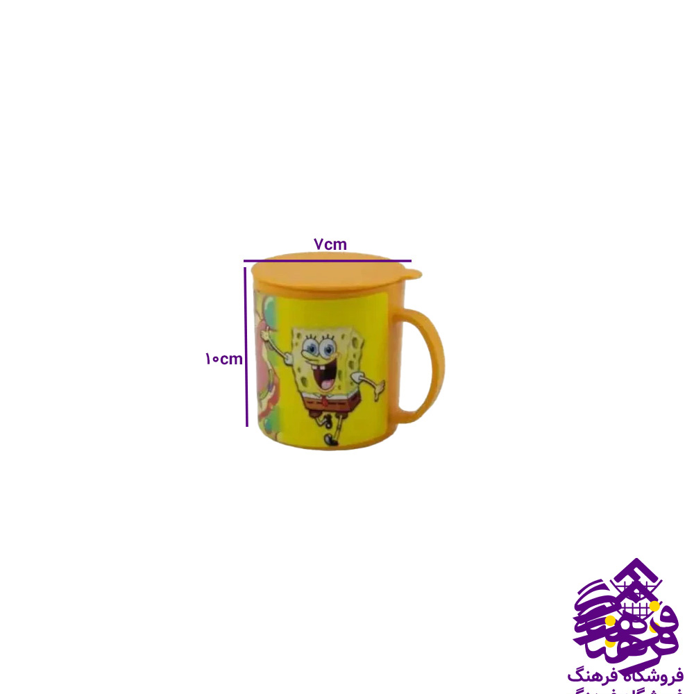لیوان لیمون1 دسته دار اسپرت چاپدار