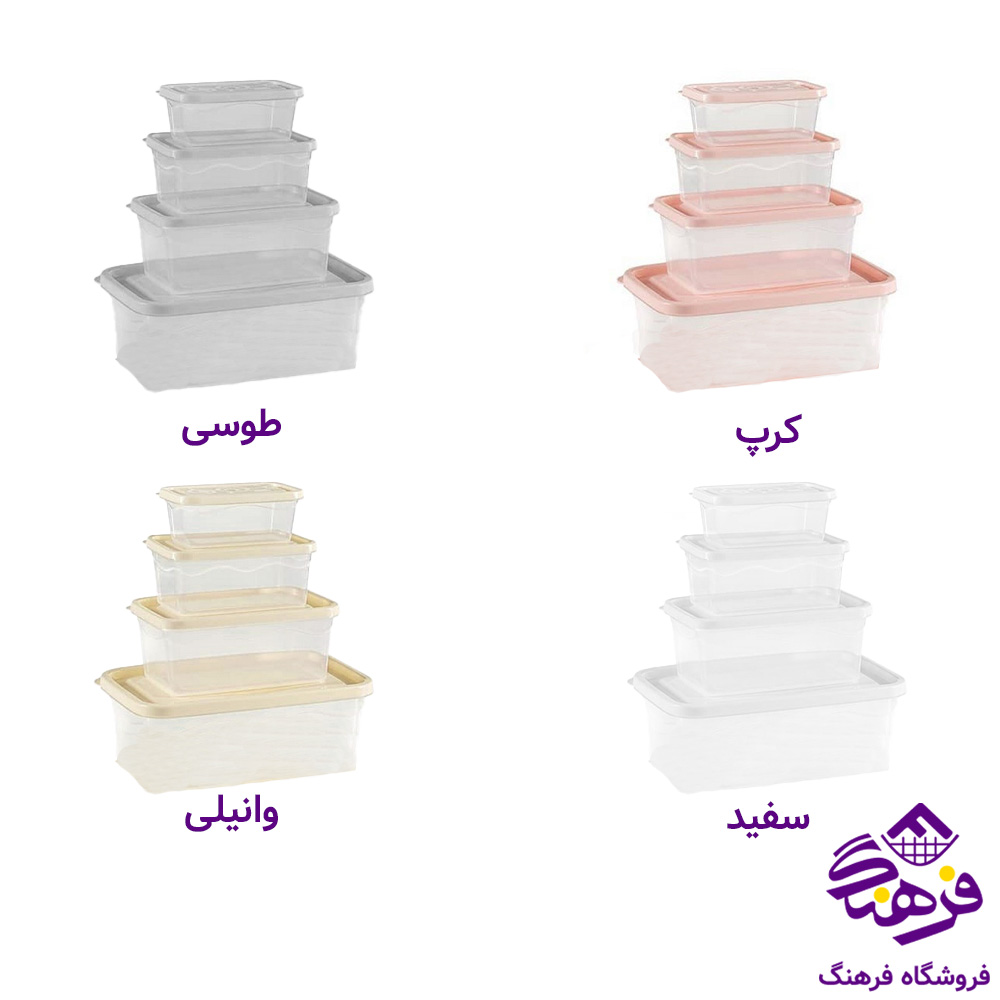 فریزری رونیکا مستطیل 8پارچه متوسط