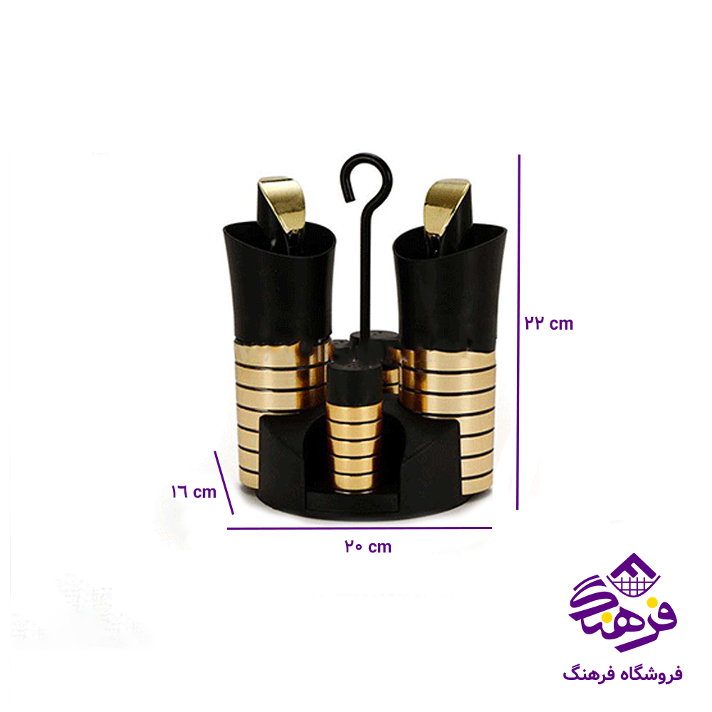ست 4تیکه رومیزی تایلندی گلد 6022