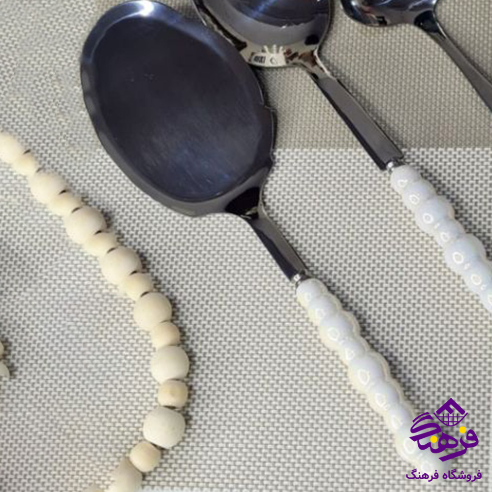 کفگیر دسته مروارید 20