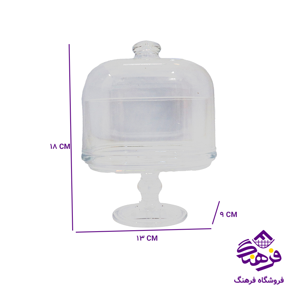 شکلات اکرولیک بیضی کوچک پایه دار (72دک)