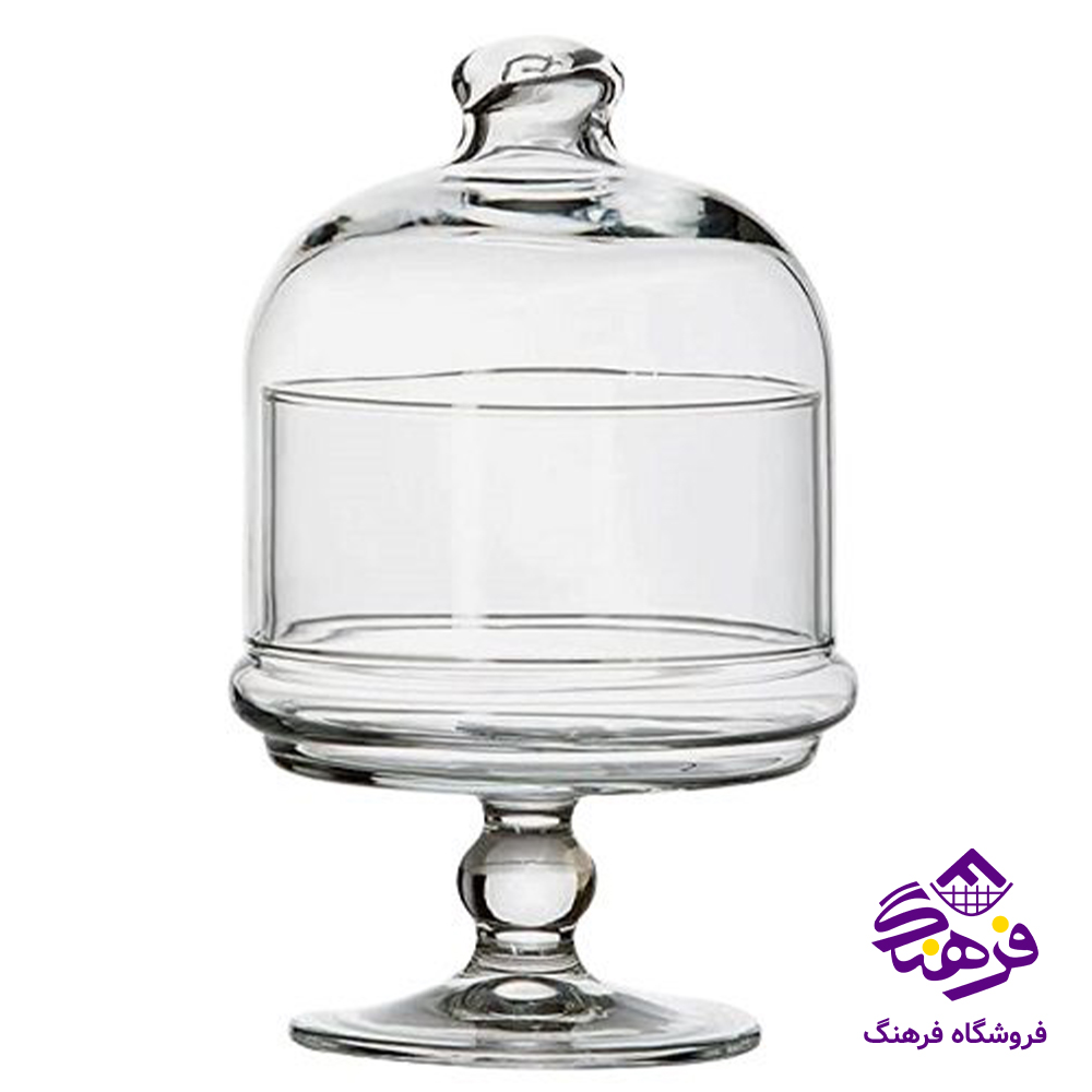 ظرف عسل اکرولیک گرد بزرگ پایه دار (40دک)