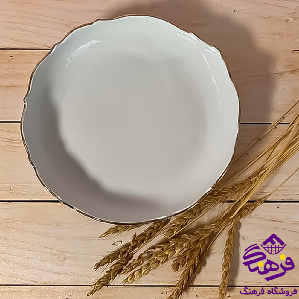 تابه گرد طرح موج بزرگ کد 315 لیمون چینی آراد