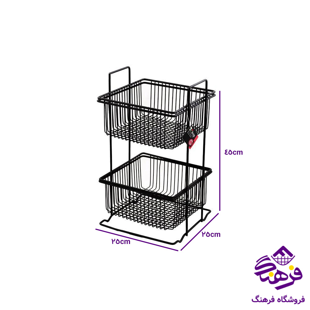 جاپيازي کيسان 2ط بزرگ مشکي(مربع)F2