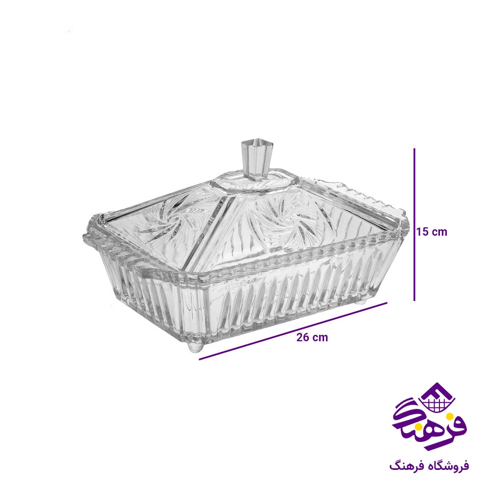 بیسکوئیت خوری بلور کاوه مدل سوما 
