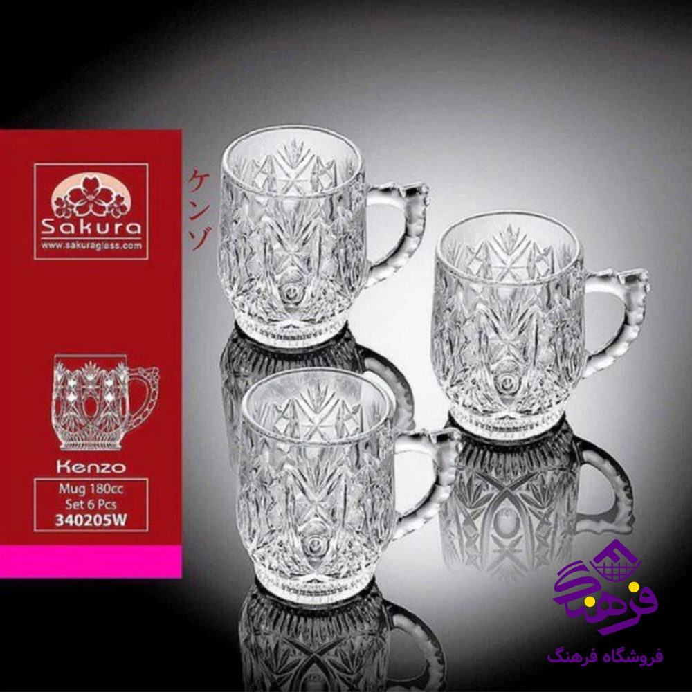 فنجان کنزو کادو نوري_(6دک)