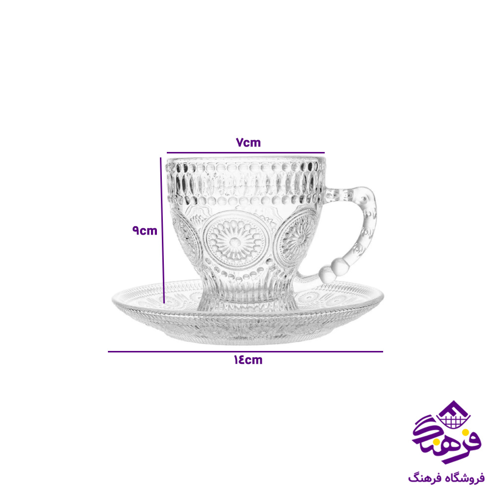 فنجان نلبکی زارا 210میل دلی CF029A