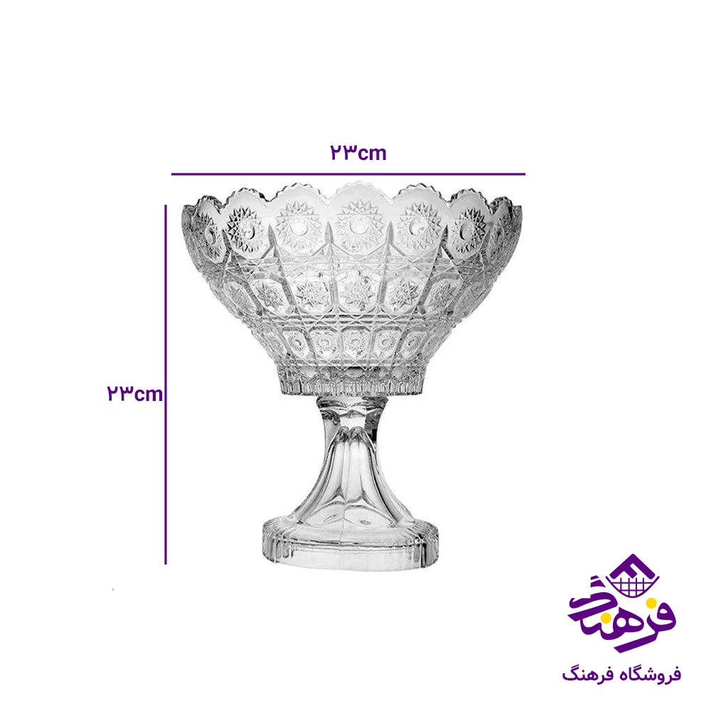 کاسه اجيل مي جي پايه دار کادو نوري-(4دک)