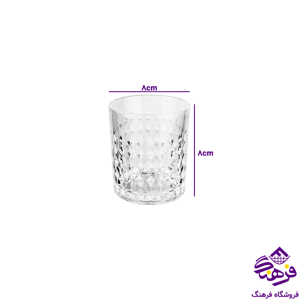 لیوان الماس 340میل دلی KB036.2A