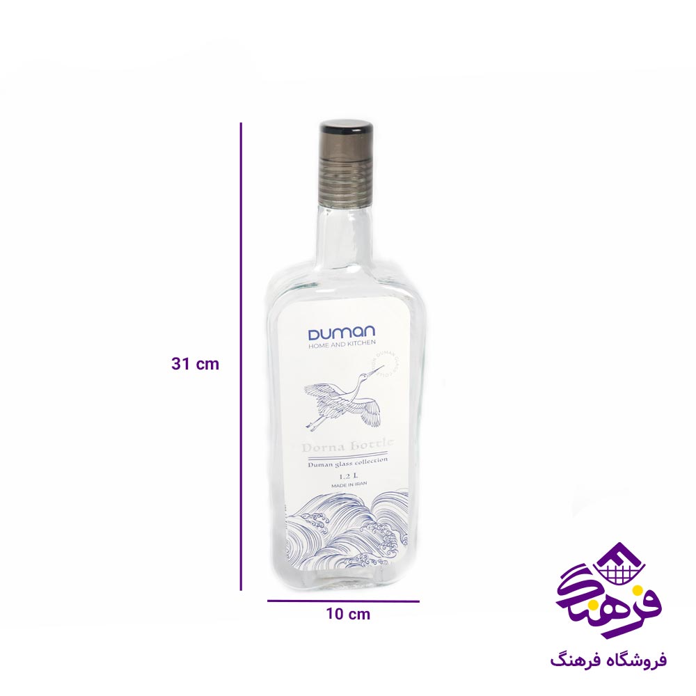 بطری اب درنا کتابی 1.2لیتر دومان 234