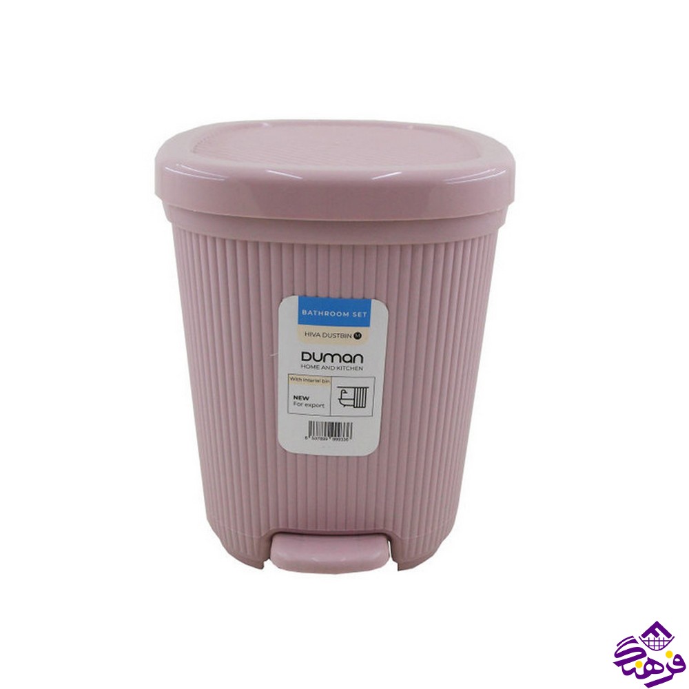سطل پدالی دومان هیوا متوسط گرد 190