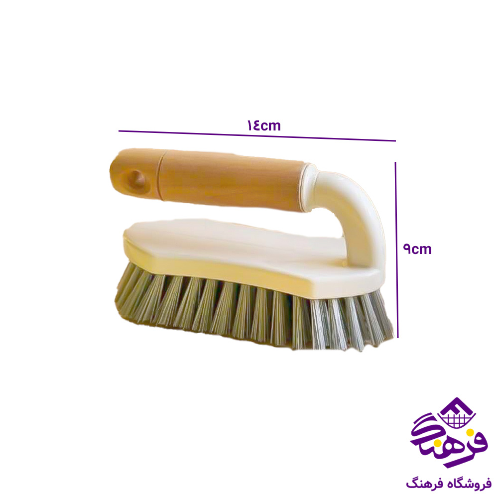 برس کف شوي دومان دسته چوبي 186