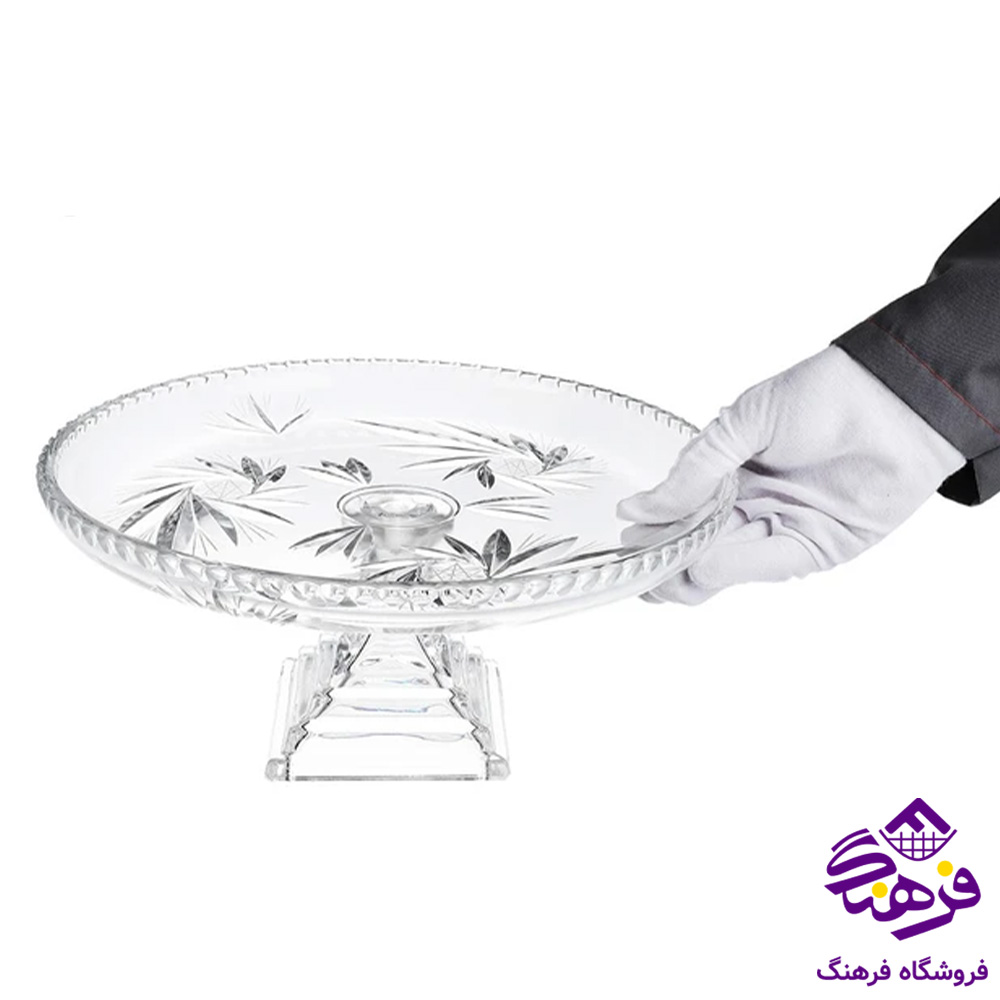 قاب شیرینی پریما پایه دار کادو نوری 4دک