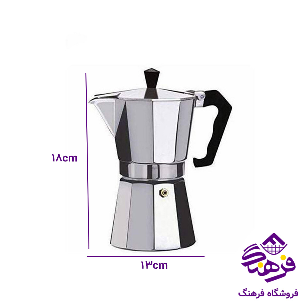 قهوه جوش 6کاپ رنگی