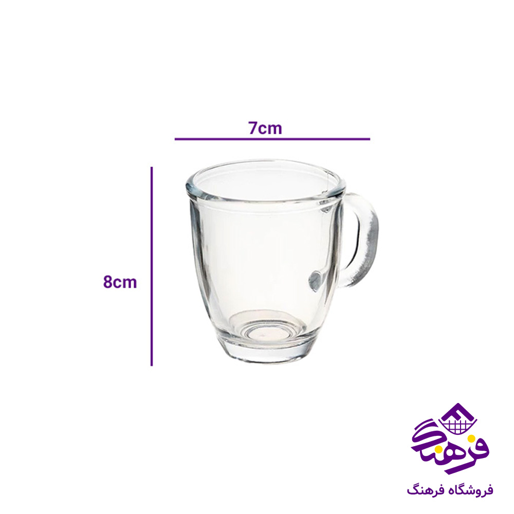 نیم لیوان شمیم دسته دار کادو اصفهان 420 (8 دک)